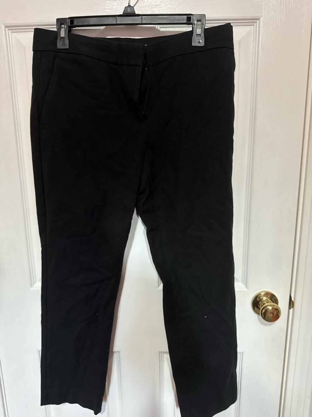 Ann Taylor Straight Leg Black Dress Pants